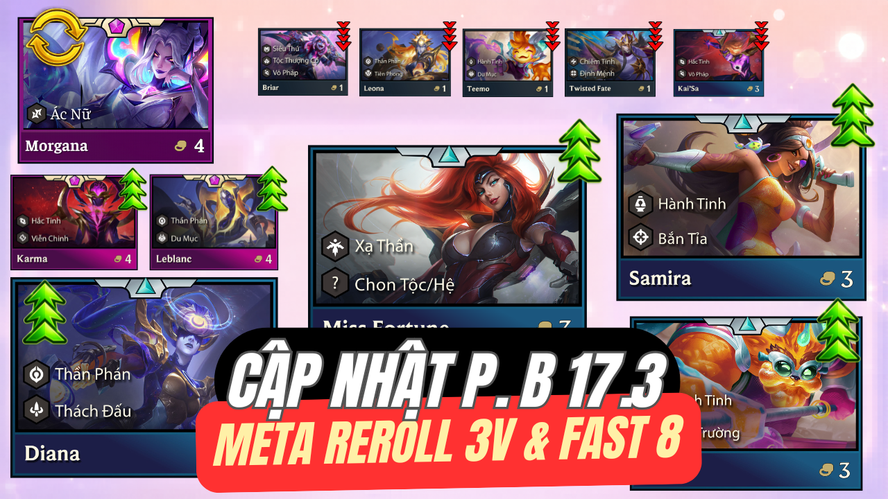 Patch Notes DTCL 17.3: Toàn Bộ Thay Đổi Meta, Buff Nerf Tướng Và Lõi Nâng Cấp Mới Nhất