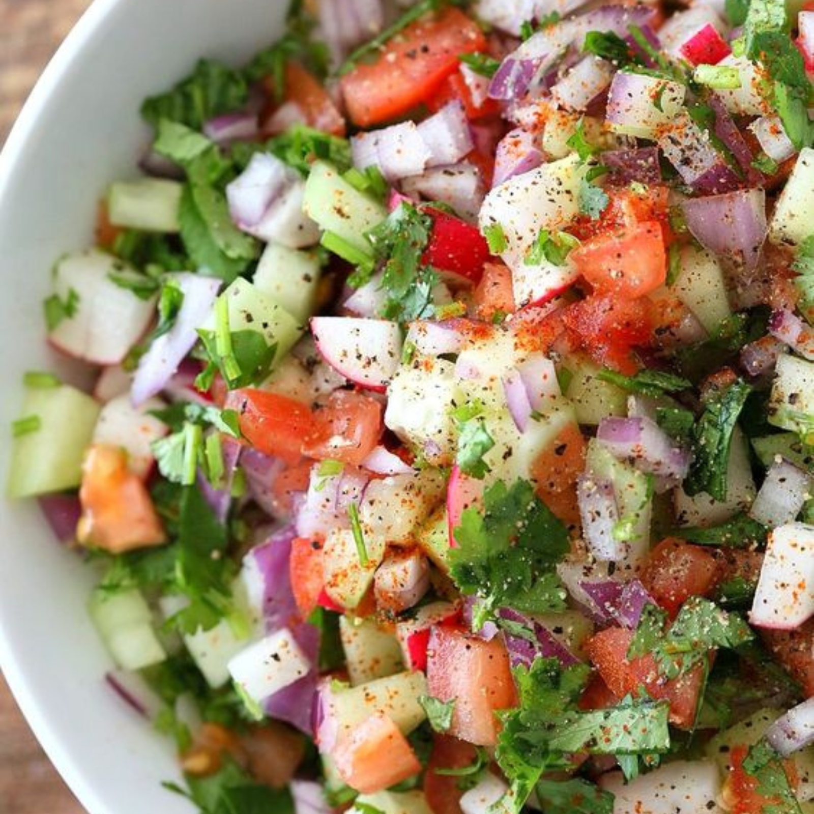 🥗 HONEY SALAD WITH CORIANDER HONEY DRESSING*
