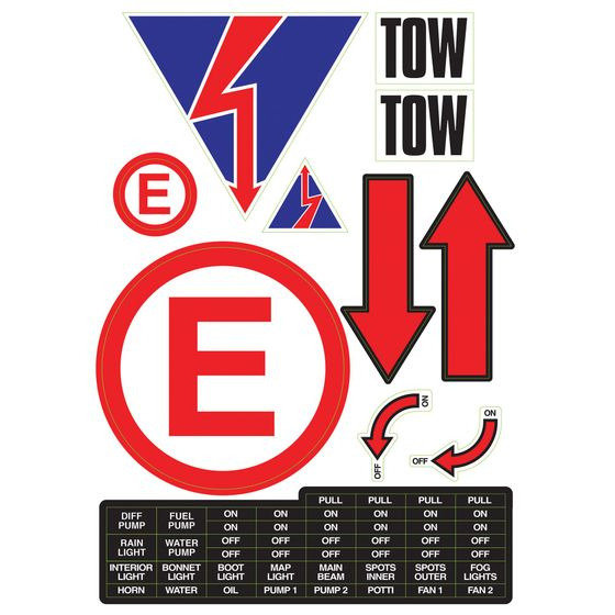 สติ๊กเกอร์รถแข่ง Safty Sticker