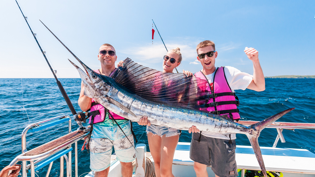 Fishing Trip by Big Boat