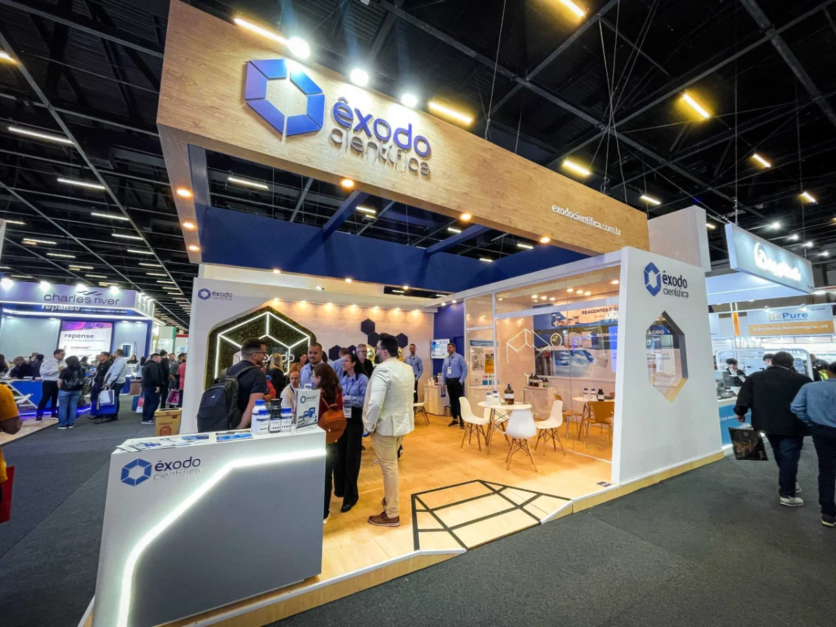 Stand Êxodo Cientifica - Feira Analítica Latin America 2025