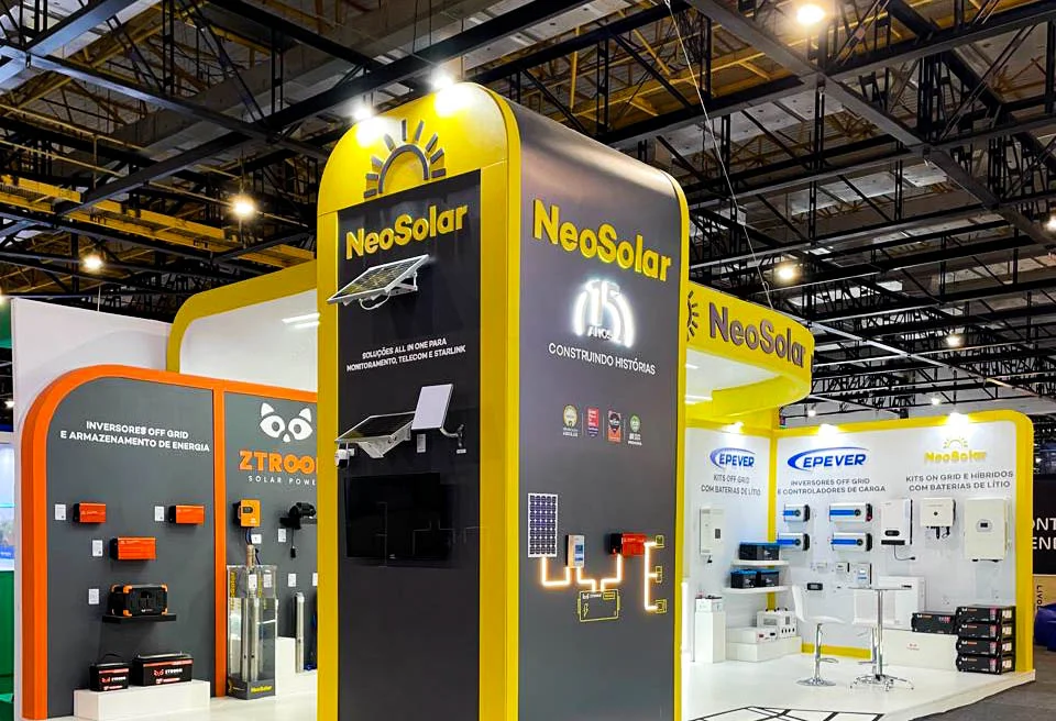 Stand Neosolar - Feira Intersolar — imagem 3