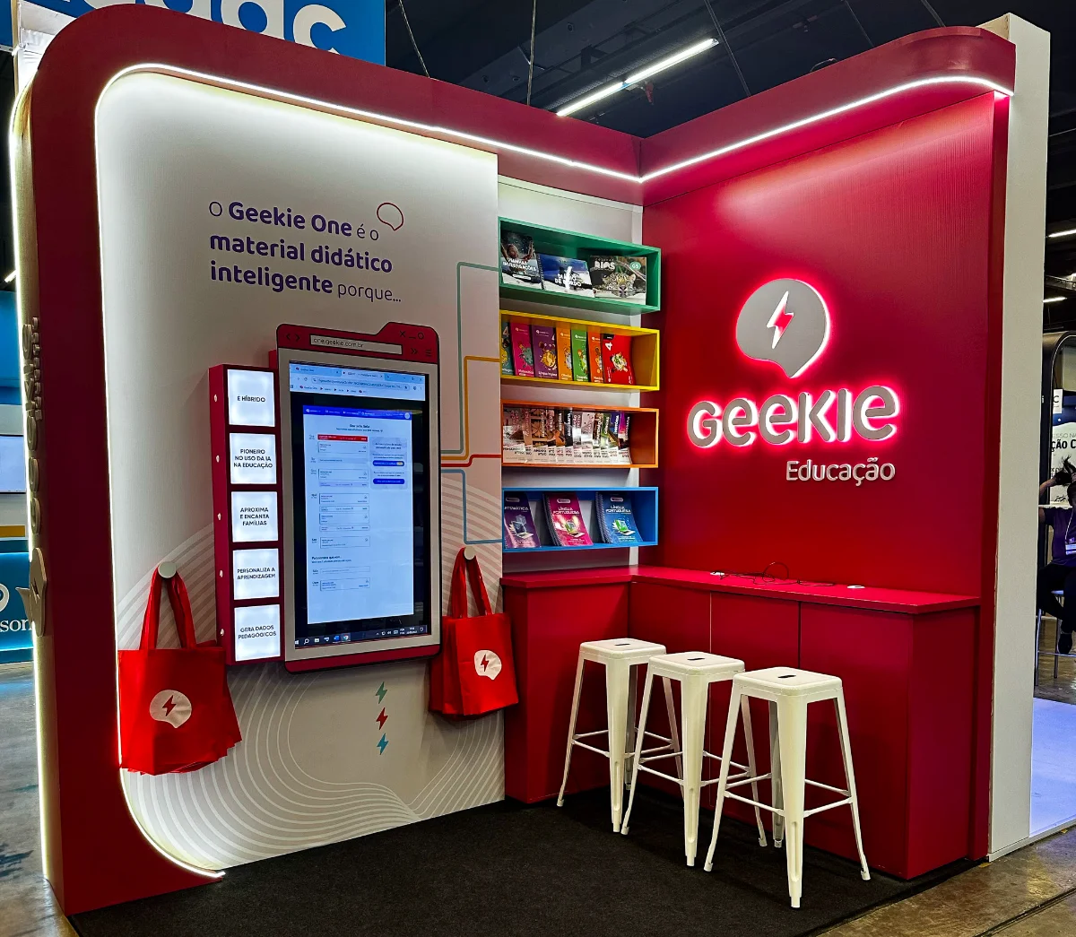 Mini Stand Geekie Geduc - Feira de Educação