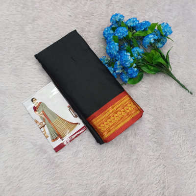black kalyani silk