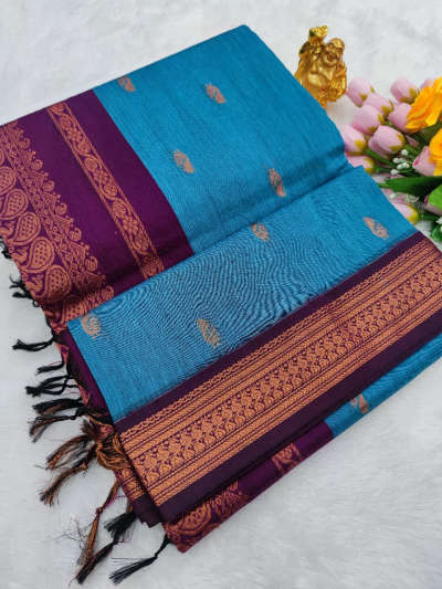 blue kalyani cotton