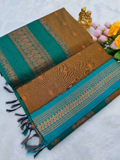 dark beige kalyani cotton