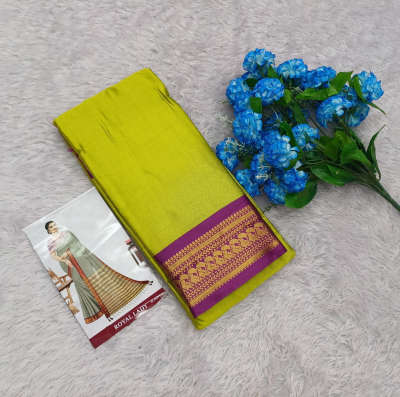 light green kalyani silk