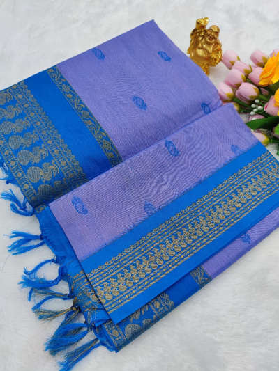light purple kalyani cotton