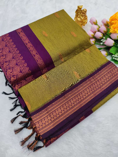 mehanthi green kalyani cotton