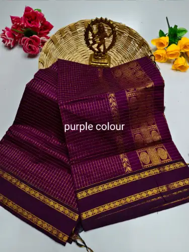 deep wine premium kalyani cotton saree
