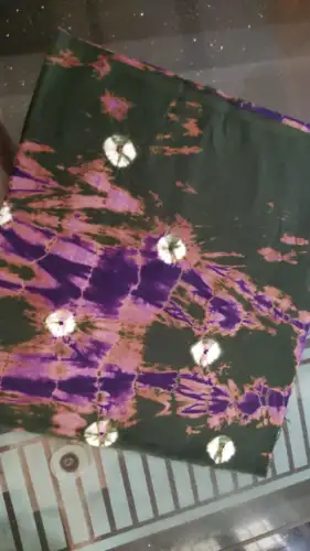 ajrak green with purple 1 meter