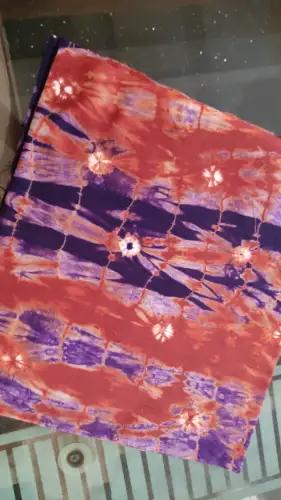 ajrak purple with brown