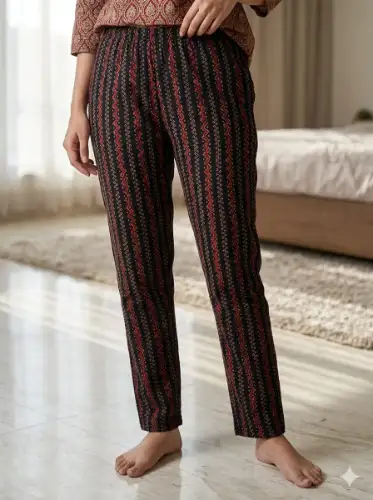 casual stripped pant