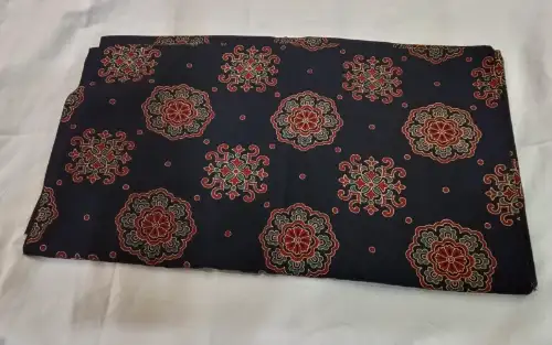 ajrak blue colour