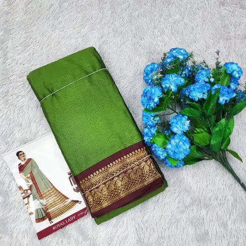 kalyani silk dark green saree 
