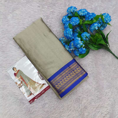 silver colour kalyani silk