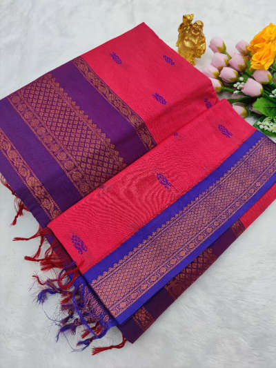 tomato pink kalyani cotton