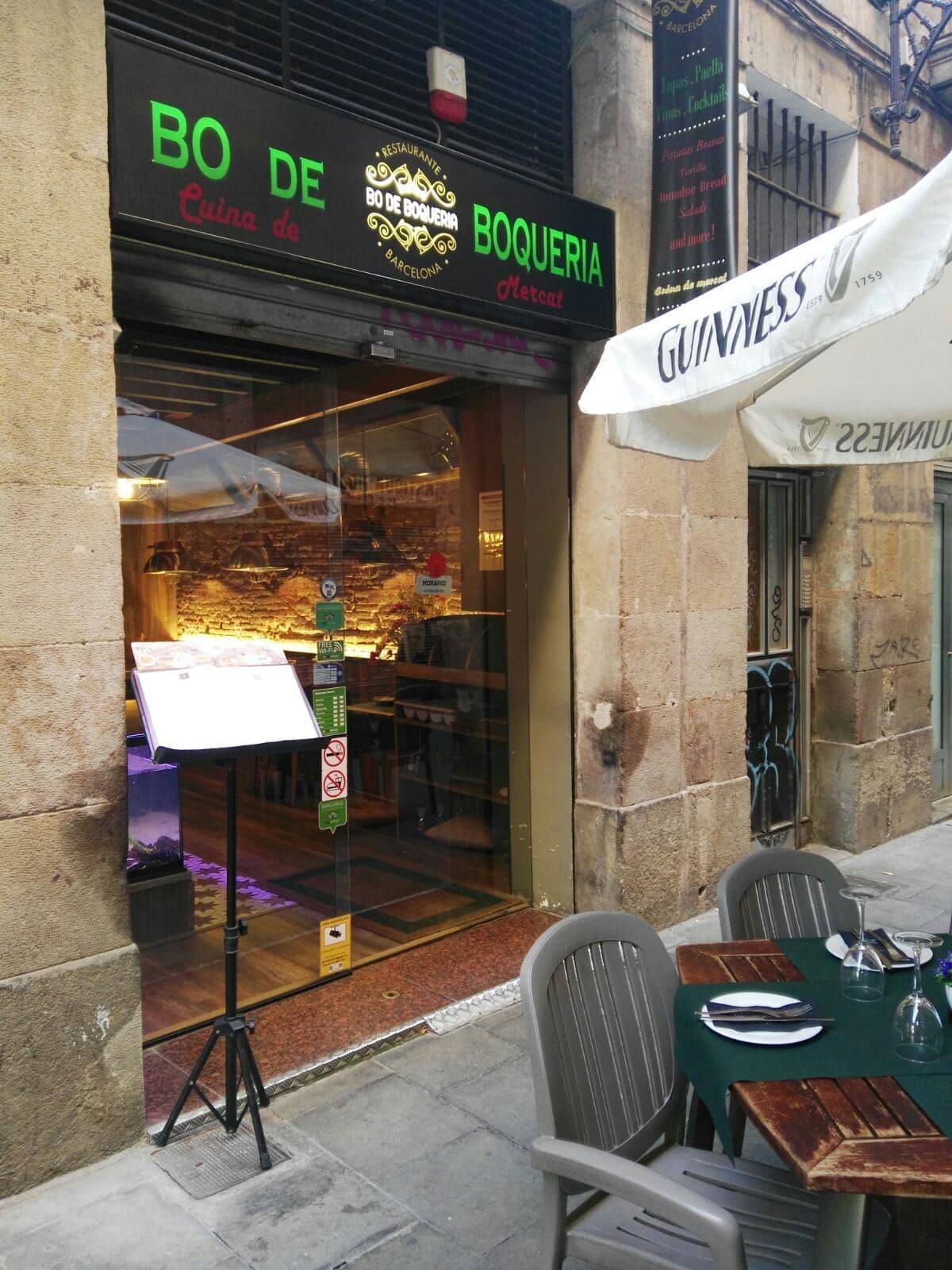 Exterior del restaurante