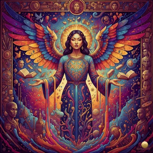 The Muse's Embrace card back