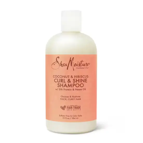 SheaMoisture Coconut & Hibiscus Curl & Shine Shampoo image