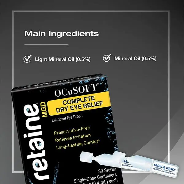 Retaine MGD Ophthalmic Emulsion – Best for Severe and Chronic Dry Eyes