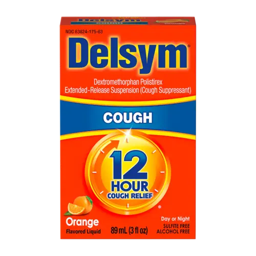 Delsym 12 Hour Cough Relief bottle