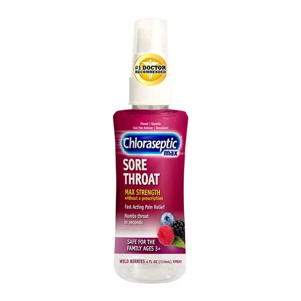 Best Medicine for Sore Throat and Cough - Chloraseptic Max Sore Throat and Cough Spray