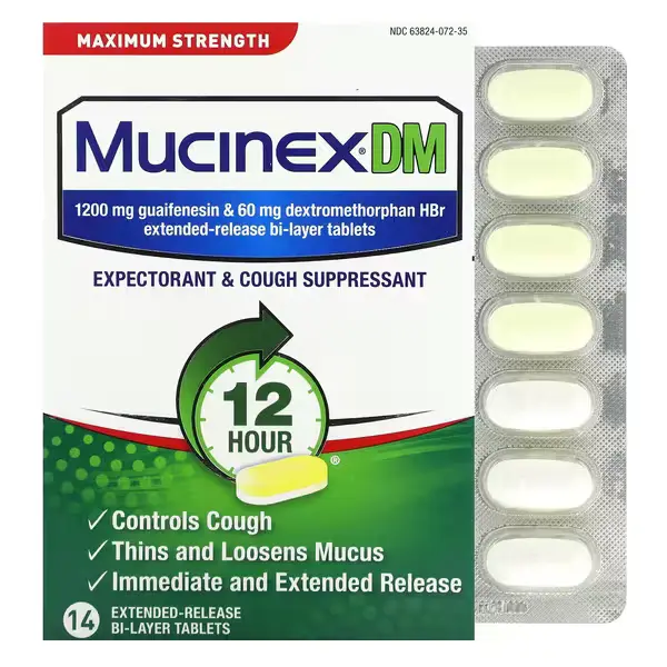 Best Cough Medicine for Adults - Mucinex DM Maximum Strength