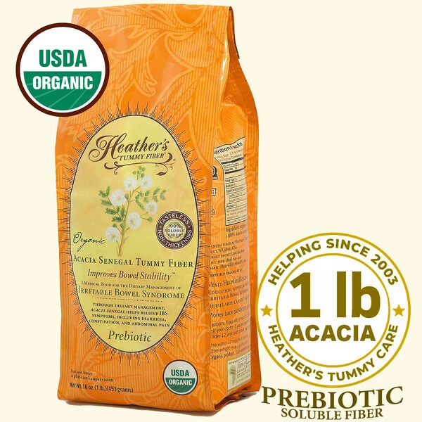 Best Fiber Supplement for Sensitive Stomachs: Heather’s Tummy Fiber Acacia Senegal