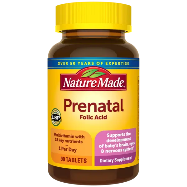 Best Prenatal Vitamin with Iron: Nature Made Prenatal Multi + DHA