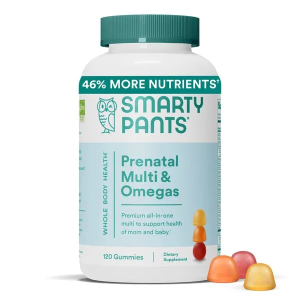 Best Prenatal Gummy Vitamins: SmartyPants Prenatal Formula