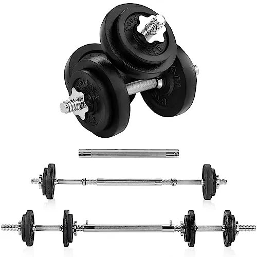 Yes4All Adjustable Dumbbells 50 lb Set