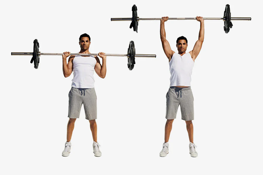 Standing Military Press Image