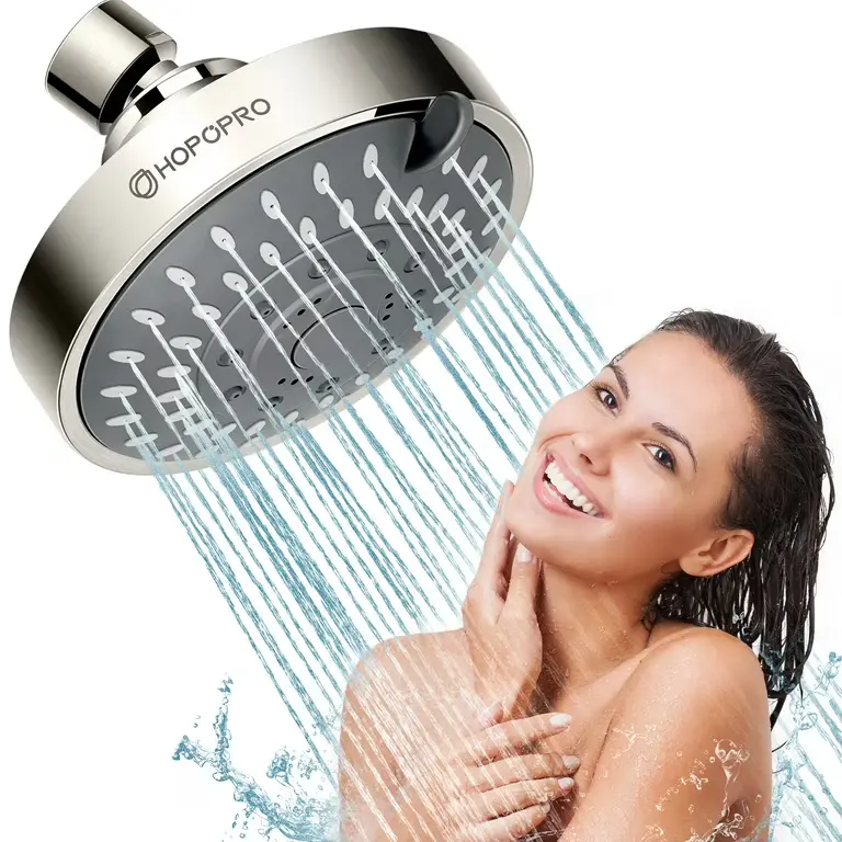 Best High Pressure Shower Head: HOPOPRO High-Pressure Fixed Showerhead