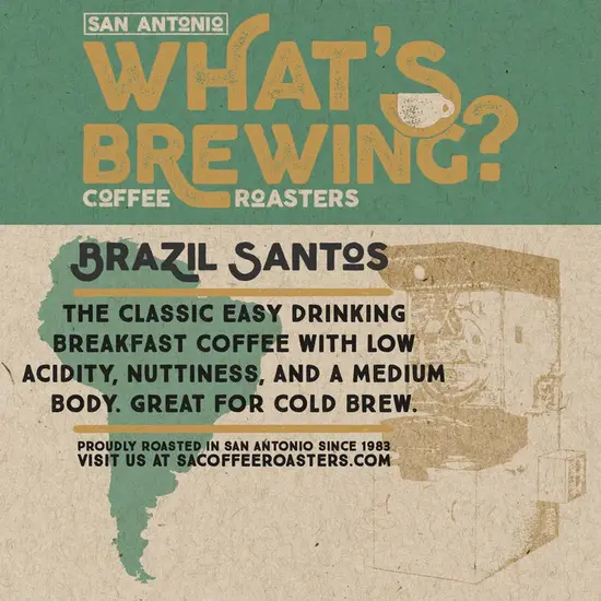 Brazilian Santos Coffee Bean