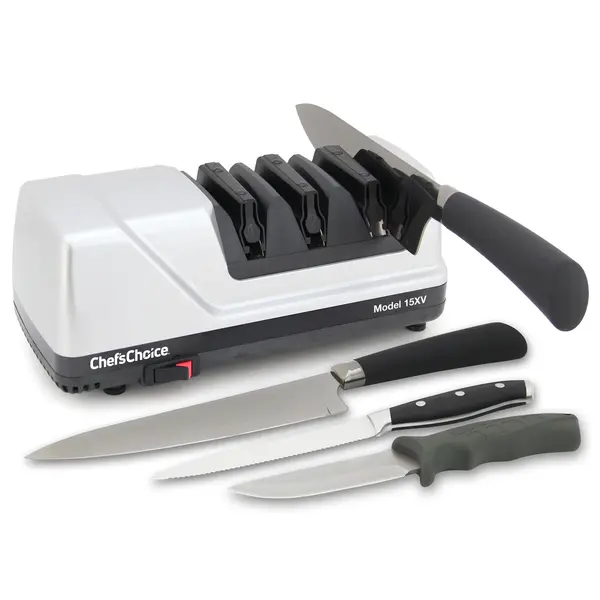 2. Chef’sChoice Trizor XV EdgeSelect Professional Electric Knife Sharpener