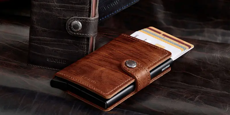 Secrid wallet with its unique card-sliding mechanism
