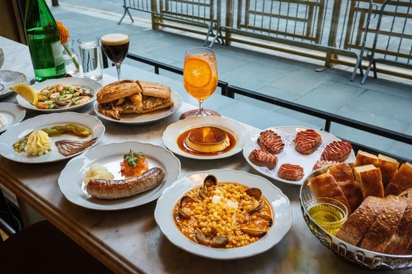 Estela NYC brunch scrambled eggs with bottarga