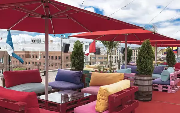 Rooftop bottomless brunch at Zona de Cuba in the Bronx