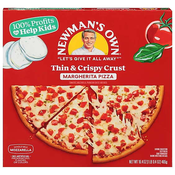 Best Frozen Thin Crust Pizza: Newman’s Own Thin & Crispy Margherita Pizza
