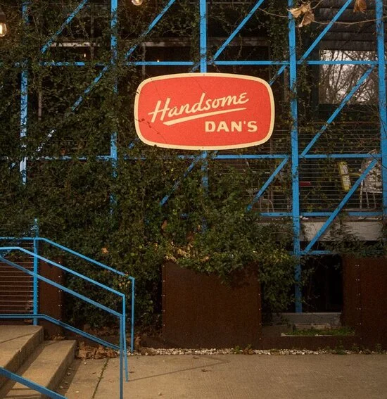 Handsome Dan’s pizza, nachos with fresh ingredients