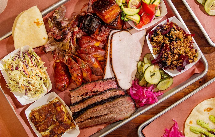 Delicious smoked brisket from Interstellar BBQ
