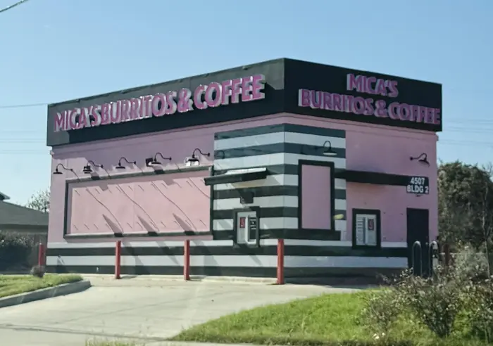 Mica’s Burritos & Coffee storefront