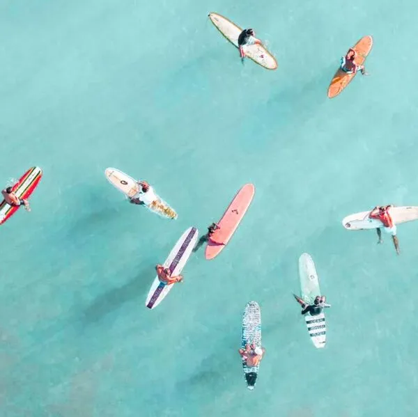 Surfing in Hawaii