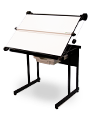 A1 Lift up drawing tables with counter weight or crosswire parallel motion