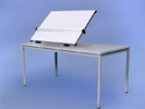 A1 1500 Rechte Poot Flip-top tekentafel