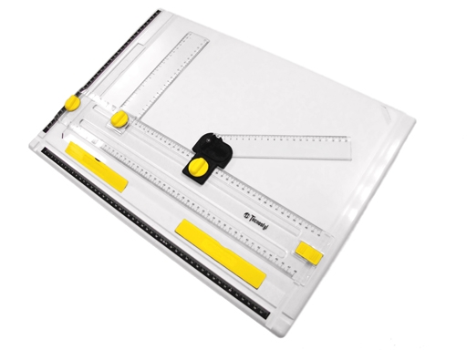 Available with vertical ruler and protractor ruler accessories