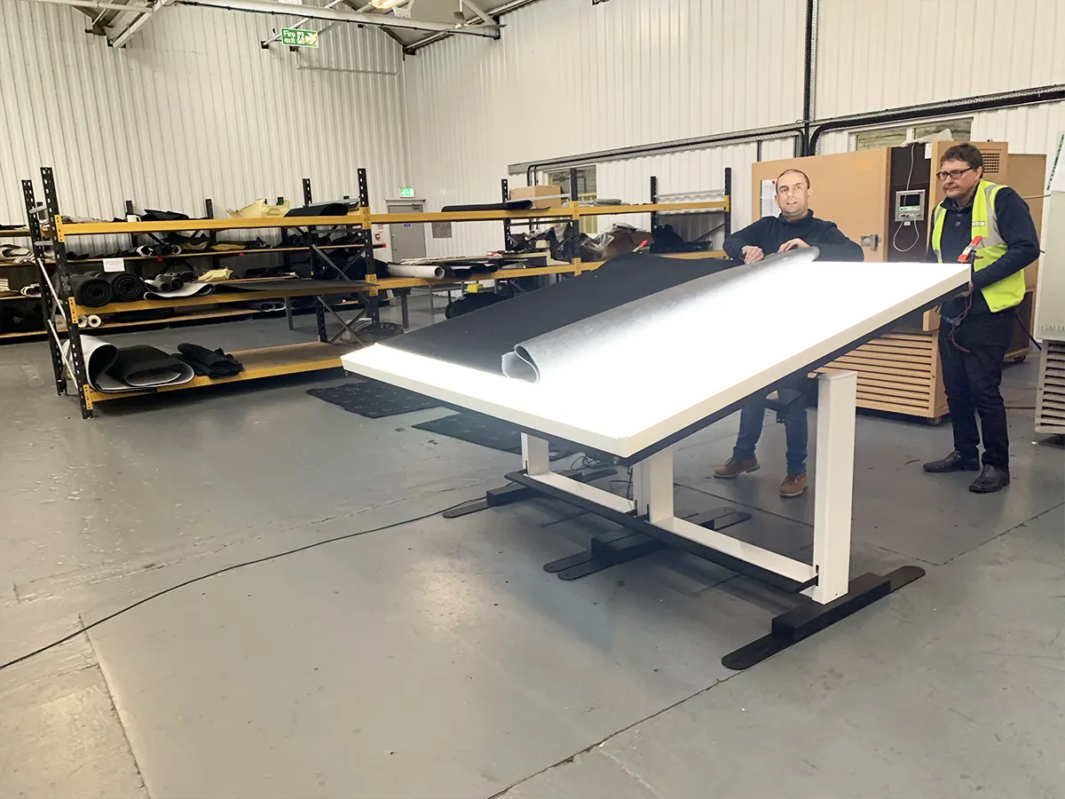 Carpet Inspection Table