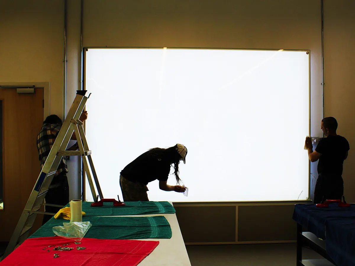 Restoration Light Box Wall