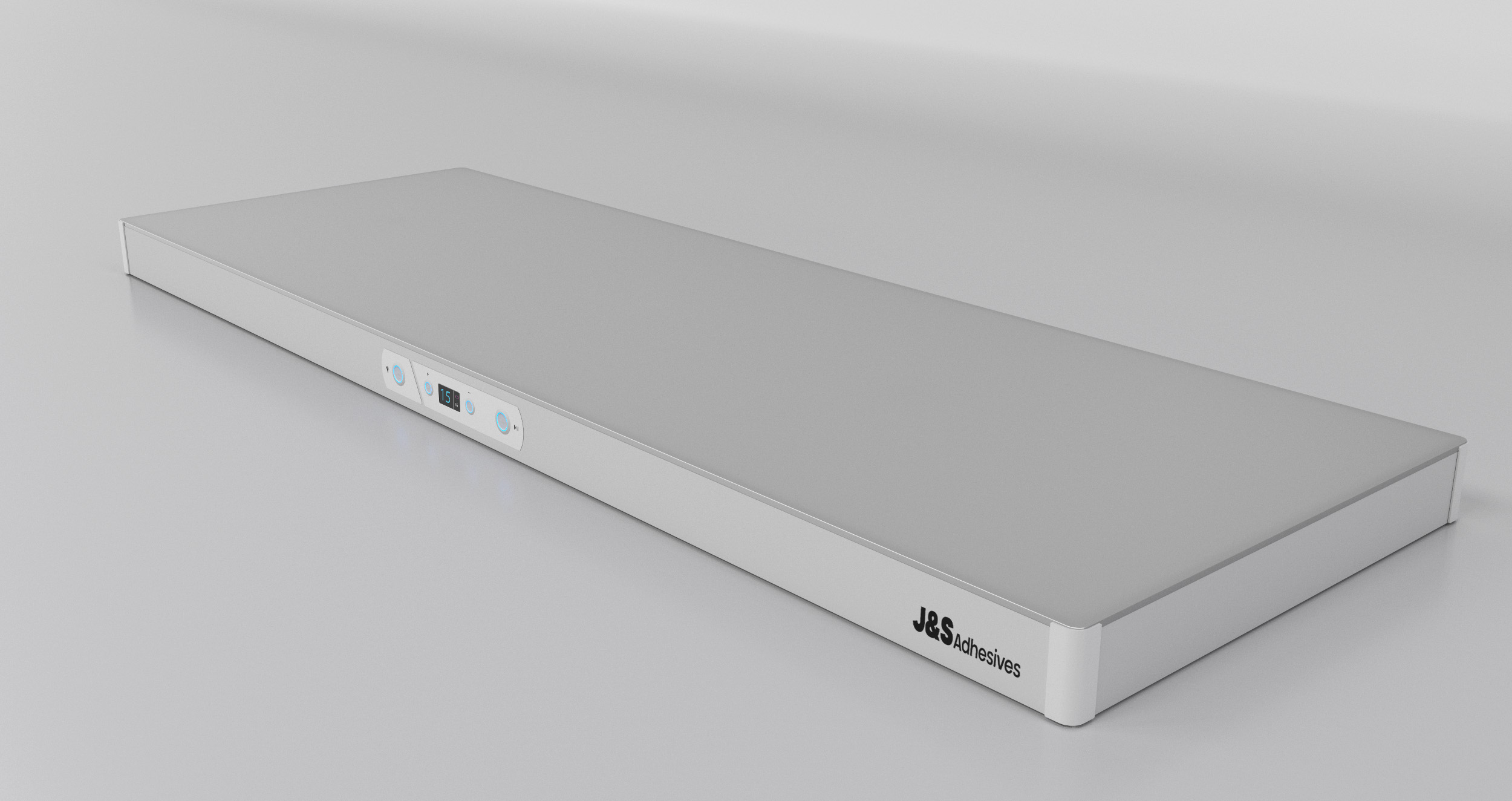 1200 x 400 curing bench for adhesives